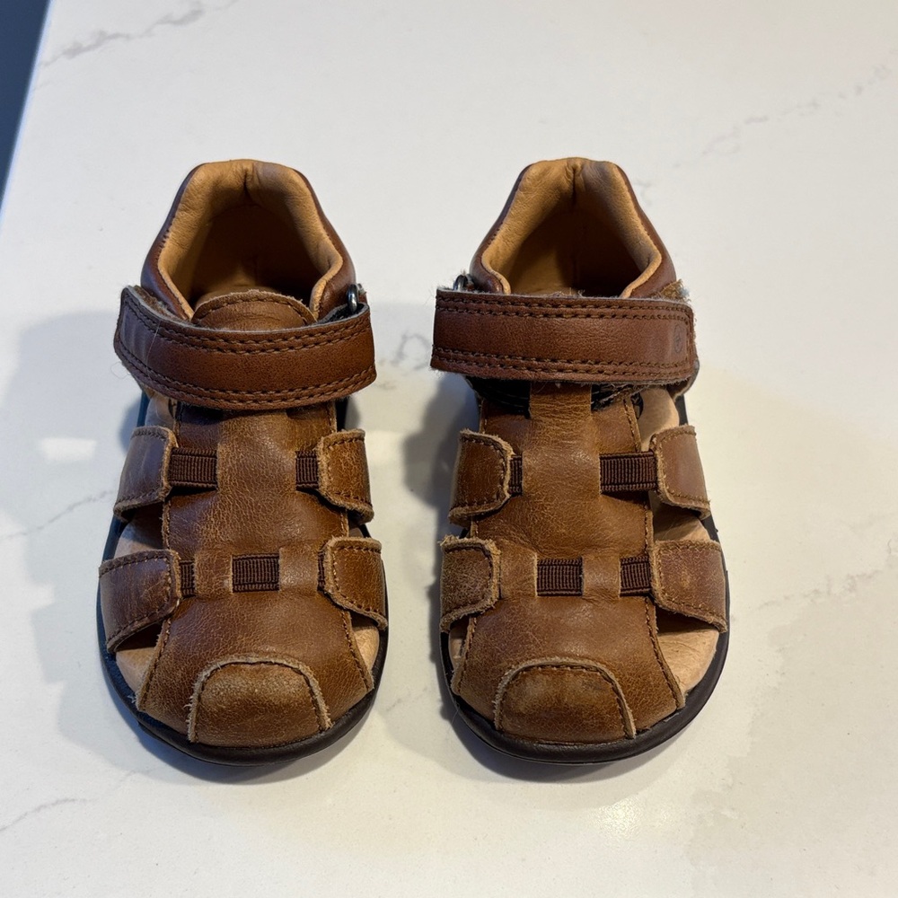 Stride Rite Brown Toddler Sandals